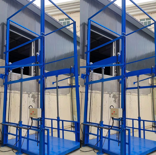 青原导轨式升降货梯